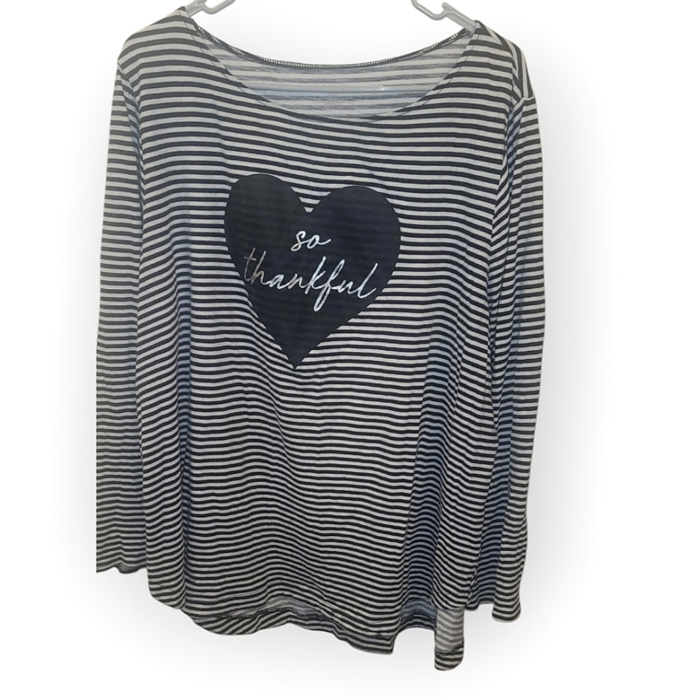 Lane Bryant Long Sleeve Crew neck tshirt, plus size